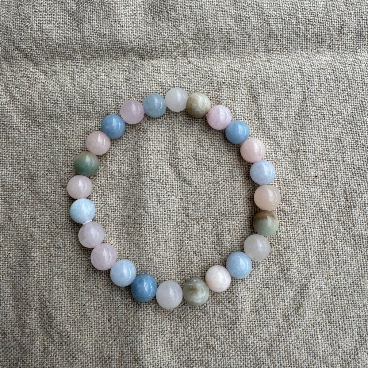 Morganit armband