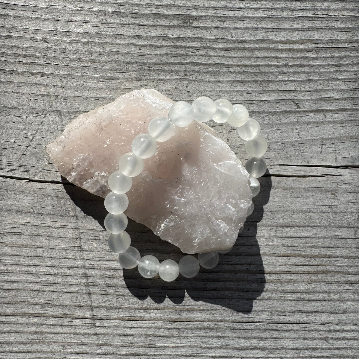 Selenit armband