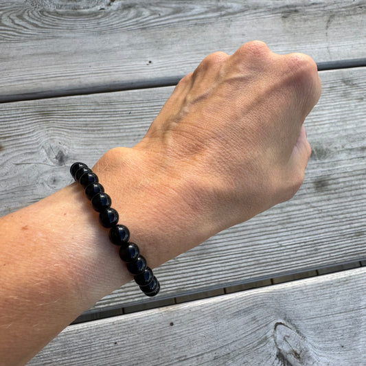 Svart Onyx armband