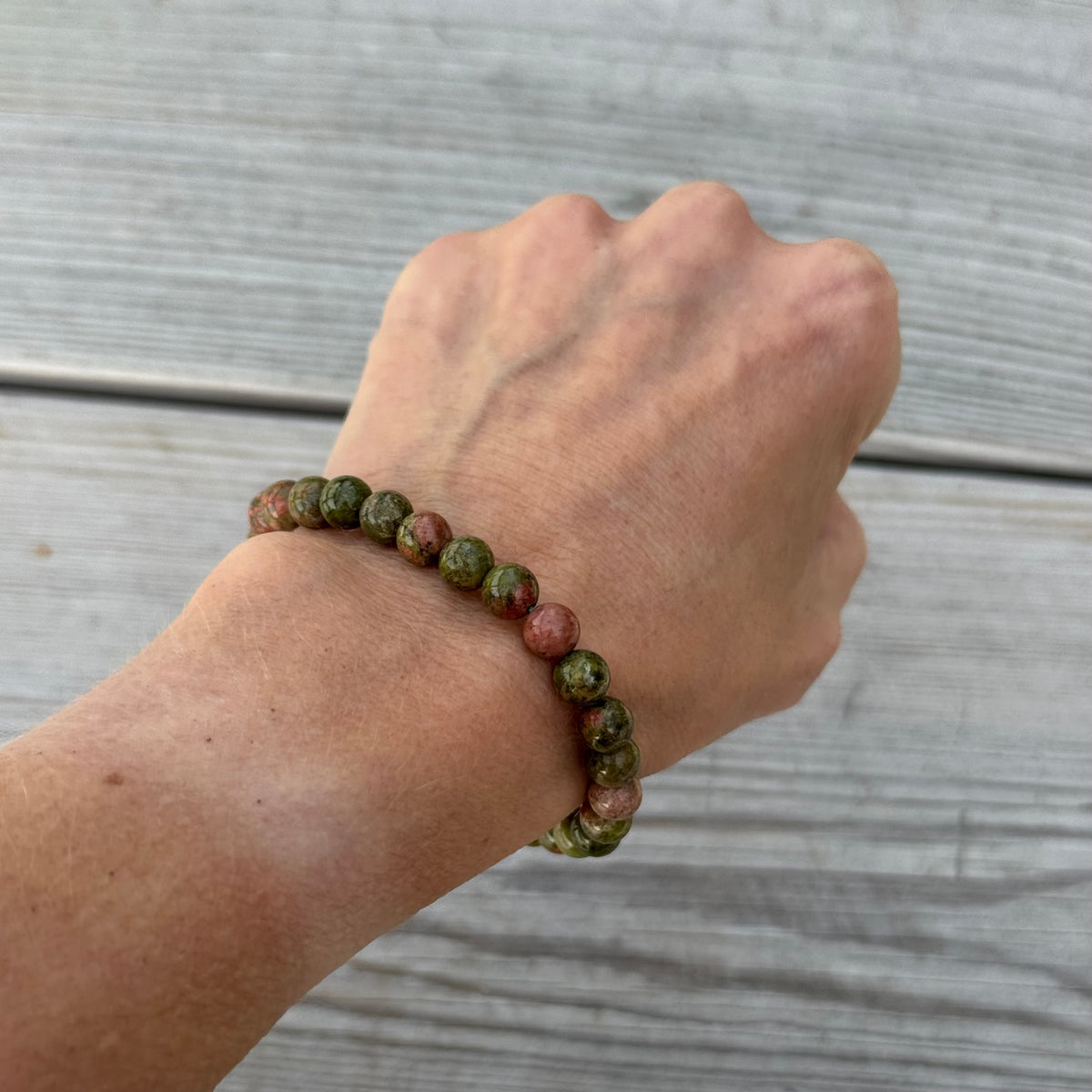 Unakit Kristallarmband