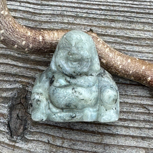 Labradorit Buddha