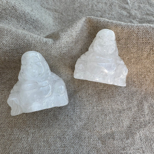 Selenit Buddha