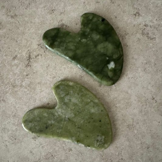 Gua Sha Jade grön