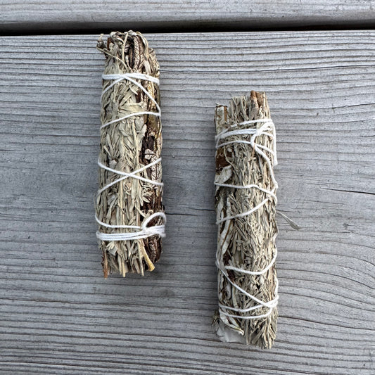 Rökelse Vit Salvia med Blå Salvia