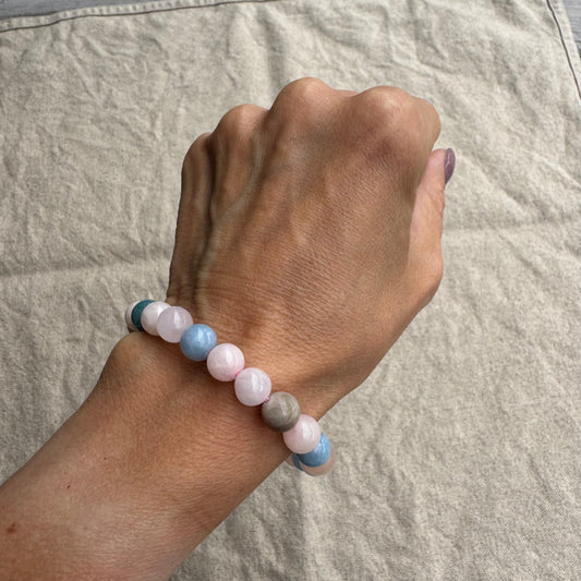 Morganit armband