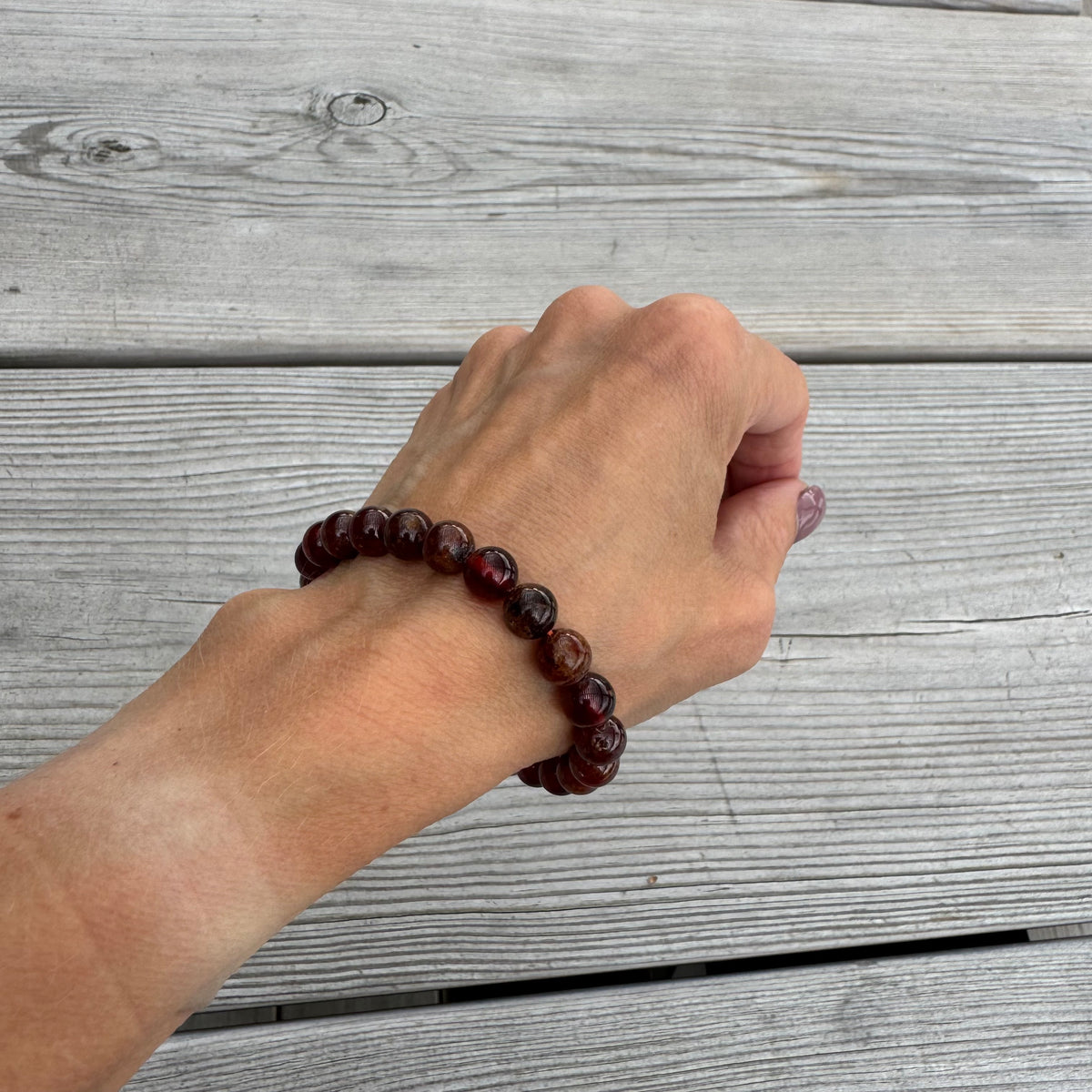 Granat armband