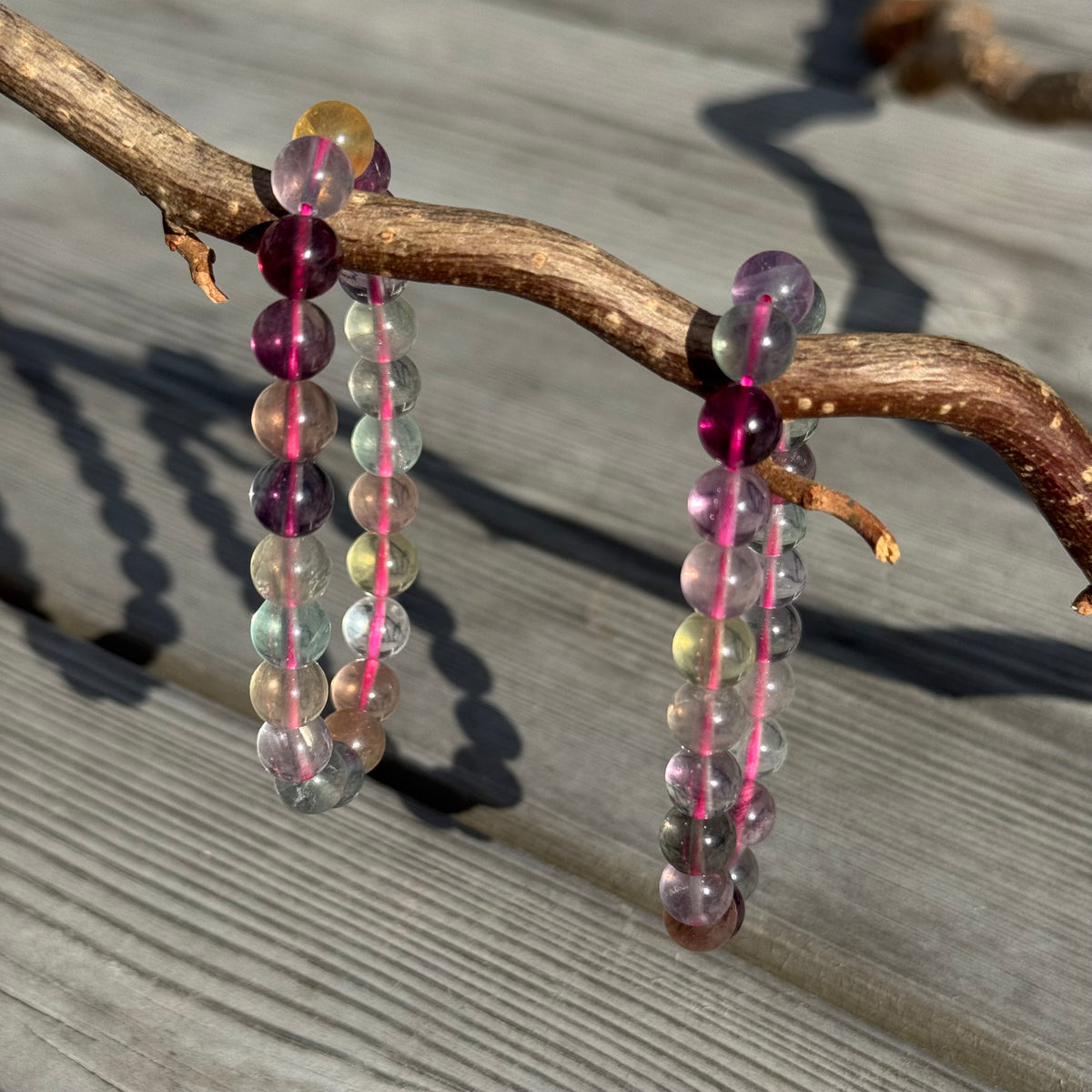 Flourit Armband 8mm