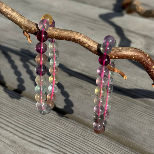 Flourit Armband 8mm