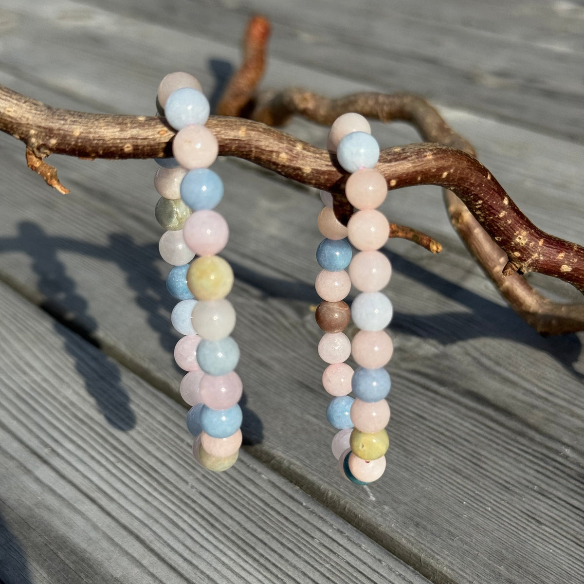 Morganit armband