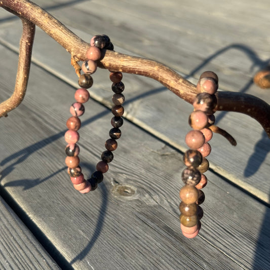 Rodonit Armband