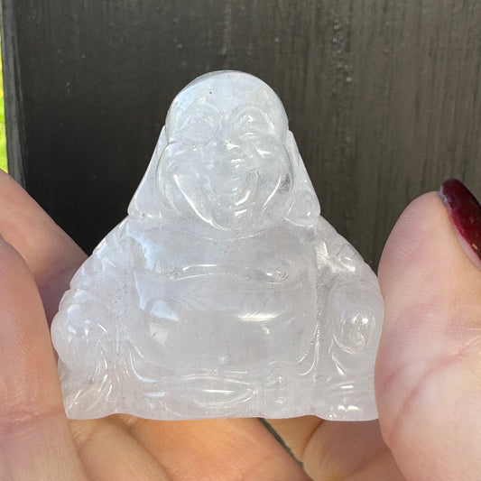 Bergkristall Buddha