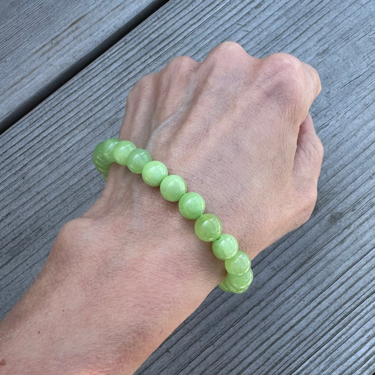 Grön Kalcit Armband