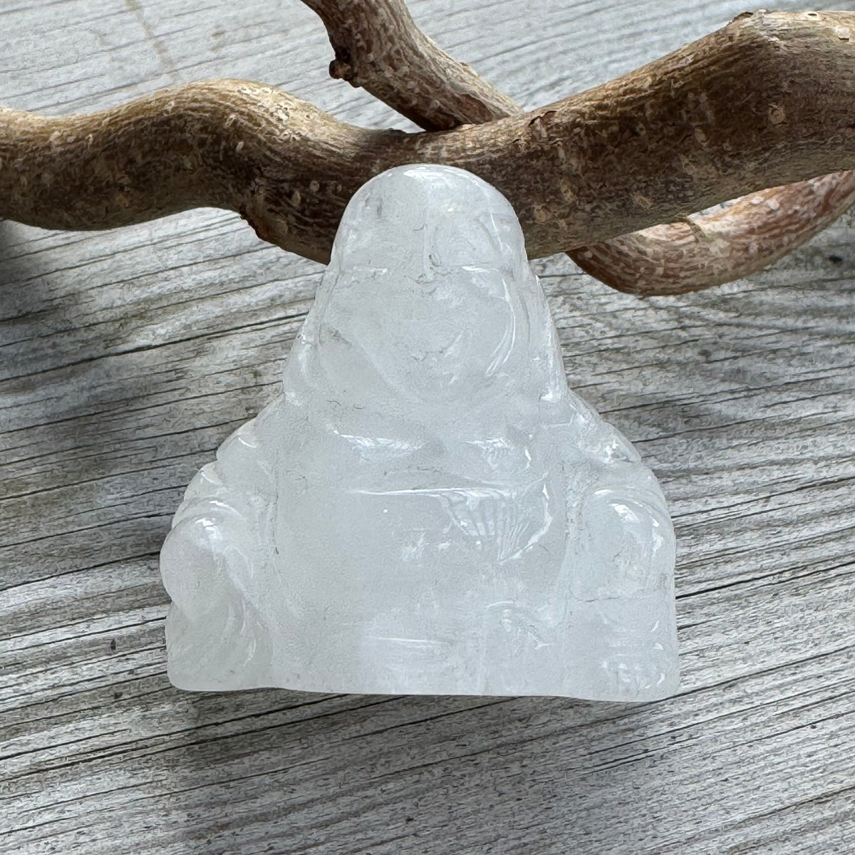 Selenit Buddha